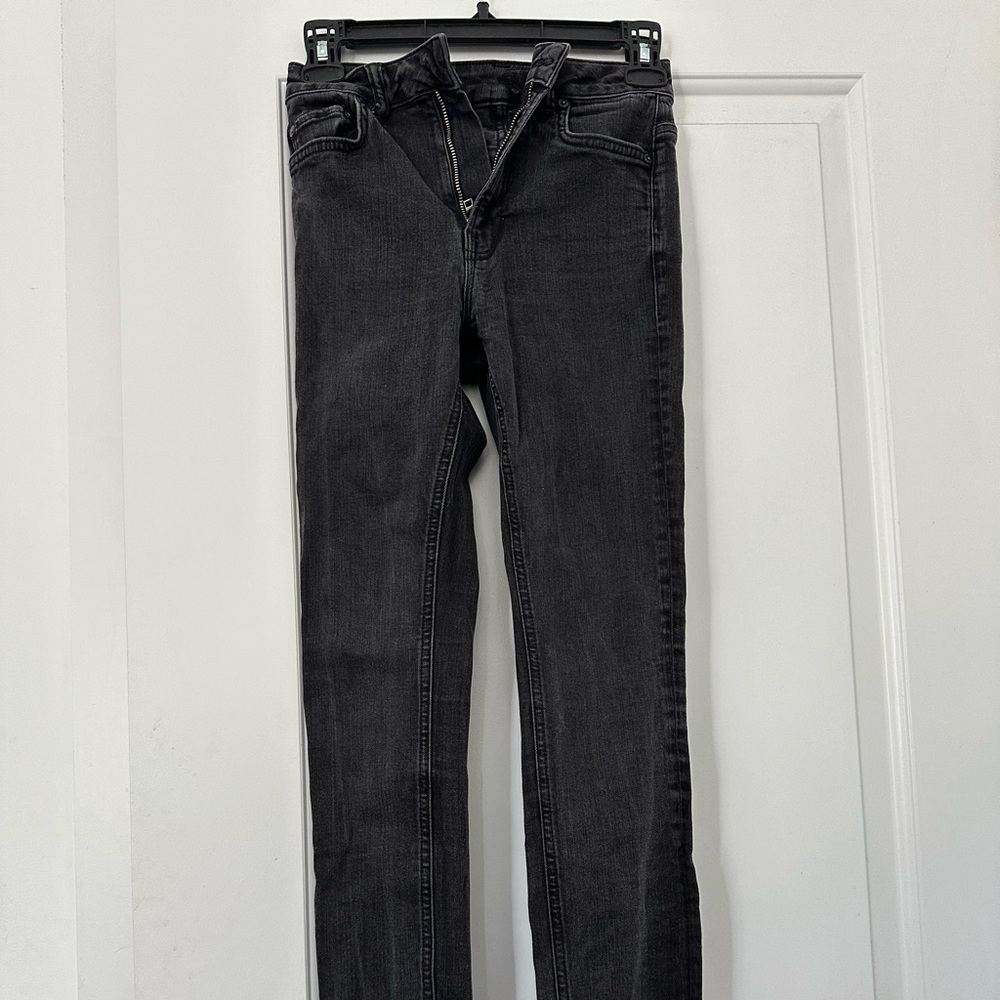 All Saints skinny washed black jeans